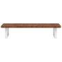 Estante de lavabo de pared de acero y madera maciza de roble von , Badezimmerwaschtische - Ref: Foro24-3302344, Preis: 85,43 ...