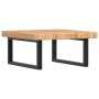 Estante de lavabo de pared de acero y madera maciza de roble by , bathroom vanities - Ref: Foro24-3302409, Price: 107,51 €, D...