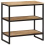 Mesa consola madera maciza de mango rugosa 70x35x70 cm by , Side tables - Ref: Foro24-374074, Price: 113,80 €, Discount: %