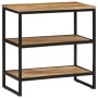 Mesa consola madera maciza de mango rugosa 70x35x70 cm by , Side tables - Ref: Foro24-374074, Price: 113,80 €, Discount: %