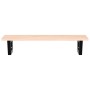 Estante de lavabo de pared de acero y madera maciza de roble von , Badezimmerwaschtische - Ref: Foro24-3302547, Preis: 70,69 ...