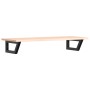 Estante de lavabo de pared de acero y madera maciza de roble by , bathroom vanities - Ref: Foro24-3302551, Price: 79,76 €, Di...