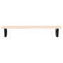 Estante de lavabo de pared de acero y madera maciza de roble by , bathroom vanities - Ref: Foro24-3302551, Price: 79,76 €, Di...