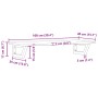 Estante de lavabo de pared de acero y madera maciza de roble by , bathroom vanities - Ref: Foro24-3302551, Price: 79,76 €, Di...