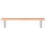 Estante de lavabo de pared de acero y madera maciza de roble von , Badezimmerwaschtische - Ref: Foro24-3302566, Preis: 83,27 ...