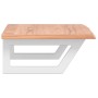 Estante de lavabo de pared de acero y madera maciza de roble von , Badezimmerwaschtische - Ref: Foro24-3302566, Preis: 83,27 ...