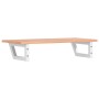 Estante de lavabo de pared de acero y madera maciza de roble von , Badezimmerwaschtische - Ref: Foro24-3302566, Preis: 83,27 ...