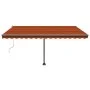 Orange and brown automatic standing awning 400x300 cm by vidaXL, Awnings - Ref: Foro24-3069750, Price: 529,40 €, Discount: %
