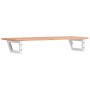 Estante de lavabo de pared de acero y madera maciza de roble de , Tocadores de baño - Ref: Foro24-3302570, Precio: 89,37 €