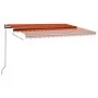 Orange and brown automatic standing awning 400x300 cm by vidaXL, Awnings - Ref: Foro24-3069750, Price: 529,40 €, Discount: %