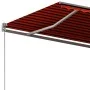 Orange and brown automatic standing awning 400x300 cm by vidaXL, Awnings - Ref: Foro24-3069750, Price: 529,40 €, Discount: %