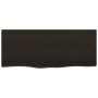Estante de lavabo de pared de acero y madera maciza de roble de , Tocadores de baño - Ref: Foro24-3302591, Precio: 68,97 €, D...
