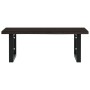 Estante de lavabo de pared de acero y madera maciza de roble von , Badezimmerwaschtische - Ref: Foro24-3302617, Preis: 84,88 ...