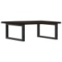 Estante de lavabo de pared de acero y madera maciza de roble von , Badezimmerwaschtische - Ref: Foro24-3302617, Preis: 84,88 ...