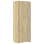 Aparador alto madera de ingeniería roble Sonoma 70x42,5x185 cm by , Sideboards - Ref: Foro24-3281422, Price: 216,18 €, Discou...