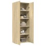 Aparador alto madera de ingeniería roble Sonoma 70x42,5x185 cm by , Sideboards - Ref: Foro24-3281422, Price: 216,18 €, Discou...