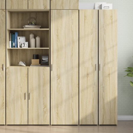 Aparador de madera de ingeniería roble Sonoma 45x42,5x185 cm by , Sideboards - Ref: Foro24-3281408, Price: 162,67 €, Discount: %