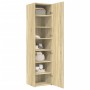 Aparador de madera de ingeniería roble Sonoma 45x42,5x185 cm by , Sideboards - Ref: Foro24-3281408, Price: 162,67 €, Discount: %