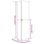 Aparador de madera de ingeniería roble Sonoma 45x42,5x185 cm by , Sideboards - Ref: Foro24-3281408, Price: 162,67 €, Discount: %