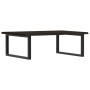 Estante de lavabo de pared de acero y madera maciza de roble de , Tocadores de baño - Ref: Foro24-3302657, Precio: 87,85 €, D...