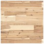 Estante de lavabo de pared acero y madera maciza de acacia von , Badezimmerwaschtische - Ref: Foro24-3302767, Preis: 83,68 €,...