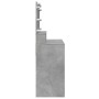 Tocador con luces LED gris hormigón 80x41x134,5 cm by , Bedroom Dressers - Ref: Foro24-848188, Price: 144,50 €, Discount: %