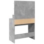 Tocador con luces LED gris hormigón 80x41x134,5 cm by , Bedroom Dressers - Ref: Foro24-848188, Price: 144,50 €, Discount: %