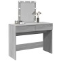 Tocador con luces LED color gris Sonoma 100x40x130 cm de , Tocadores para dormitorios - Ref: Foro24-848197, Precio: 148,59 €,...