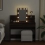 Tocador con LED marrón roble 100x40x130 cm von , Schlafzimmerkommoden - Ref: Foro24-848205, Preis: 133,98 €, Rabatt: %