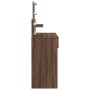 Tocador con LED marrón roble 100x40x130 cm von , Schlafzimmerkommoden - Ref: Foro24-848205, Preis: 133,98 €, Rabatt: %
