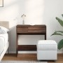 Tocador con espejo marrón roble 73x46,5x120 cm de , Tocadores para dormitorios - Ref: Foro24-848226, Precio: 103,79 €, Descue...