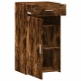 Aparador de madera de ingeniería roble ahumado 50x42,5x93 cm de , Aparadores - Ref: Foro24-846296, Precio: 86,60 €, Descuento: %
