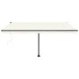 Automatic awning with LED and wind sensor cream 450x300 cm by vidaXL, Awnings - Ref: Foro24-3069772, Price: 801,00 €, Discoun...