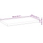 Encimera tocador baño madera acacia acabado aceite 80x40x4 cm de , Tocadores de baño - Ref: Foro24-3279704, Precio: 69,62 €, ...