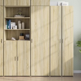 Aparador de madera de ingeniería roble Sonoma 50x42,5x185 cm von , Sideboards - Ref: Foro24-3281415, Preis: 177,05 €, Rabatt: %
