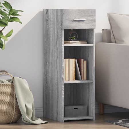 Aparador de madera de ingeniería gris Sonoma 30x42,5x93 cm by , Sideboards - Ref: Foro24-846311, Price: 51,43 €, Discount: %