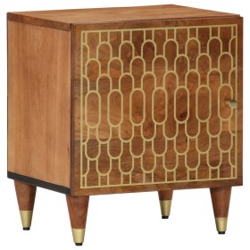 Mesita de noche de madera maciza de mango 40x33x46 cm by , Nightstands - Ref: Foro24-358280, Price: 66,82 €, Discount: %