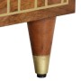 Mesita de noche de madera maciza de mango 40x33x46 cm de , Mesitas de noche - Ref: Foro24-358280, Precio: 67,99 €, Descuento: %