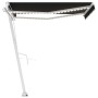 Automatic awning with LED and wind sensor anthracite 350x250cm by vidaXL, Awnings - Ref: Foro24-3069534, Price: 598,96 €, Dis...