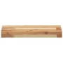 Estante flotante madera acacia maciza acabado aceite 60x20x4 cm de , Estantes y estanterías - Ref: Foro24-3279579, Precio: 32...