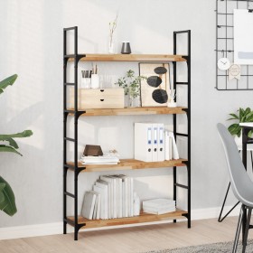Estante flotante madera acacia maciza acabado aceite 100x20x4cm by , Shelves and shelves - Ref: Foro24-3279587, Price: 50,66 ...