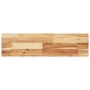 Estante flotante madera acacia maciza acabado aceite 100x20x4cm de , Estantes y estanterías - Ref: Foro24-3279587, Precio: 50...