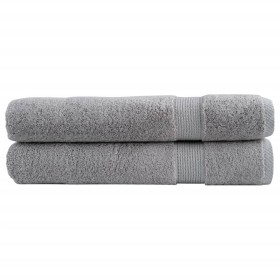 Toallas premium SOLUND 2 unidades gris 100x200 cm 600 gsm by , Towels - Ref: Foro24-137317, Price: 60,81 €, Discount: %