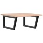 Estante de lavabo de pared de acero y madera maciza de roble von , Badezimmerwaschtische - Ref: Foro24-3302463, Preis: 106,50...