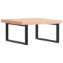 Estante de lavabo de pared de acero y madera maciza de haya von , Badezimmerwaschtische - Ref: Foro24-3302505, Preis: 105,97 ...