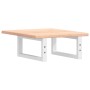 Estante de lavabo de pared de acero y madera maciza de roble von , Badezimmerwaschtische - Ref: Foro24-3302532, Preis: 62,04 ...