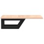 Estante de lavabo de pared de acero y madera maciza de roble von , Badezimmerwaschtische - Ref: Foro24-3302539, Preis: 66,57 ...