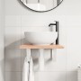 Estante de lavabo de pared de acero y madera maciza de roble von , Badezimmerwaschtische - Ref: Foro24-3302558, Preis: 67,87 ...