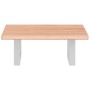 Estante de lavabo de pared de acero y madera maciza de roble von , Badezimmerwaschtische - Ref: Foro24-3302558, Preis: 67,87 ...