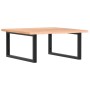 Estante de lavabo de pared de acero y madera maciza de roble von , Badezimmerwaschtische - Ref: Foro24-3302641, Preis: 89,23 ...
